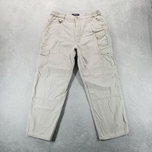 5.11 Tactical Pants Mens 34x30 Beige Cargo Straight Khakis Ripstop Twill